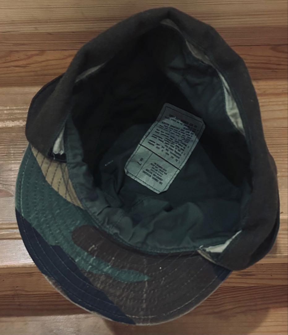 キャップ 帽子 80s US A.R.M.Y 軍物 アメリカ 軍 迷彩 カモフラ