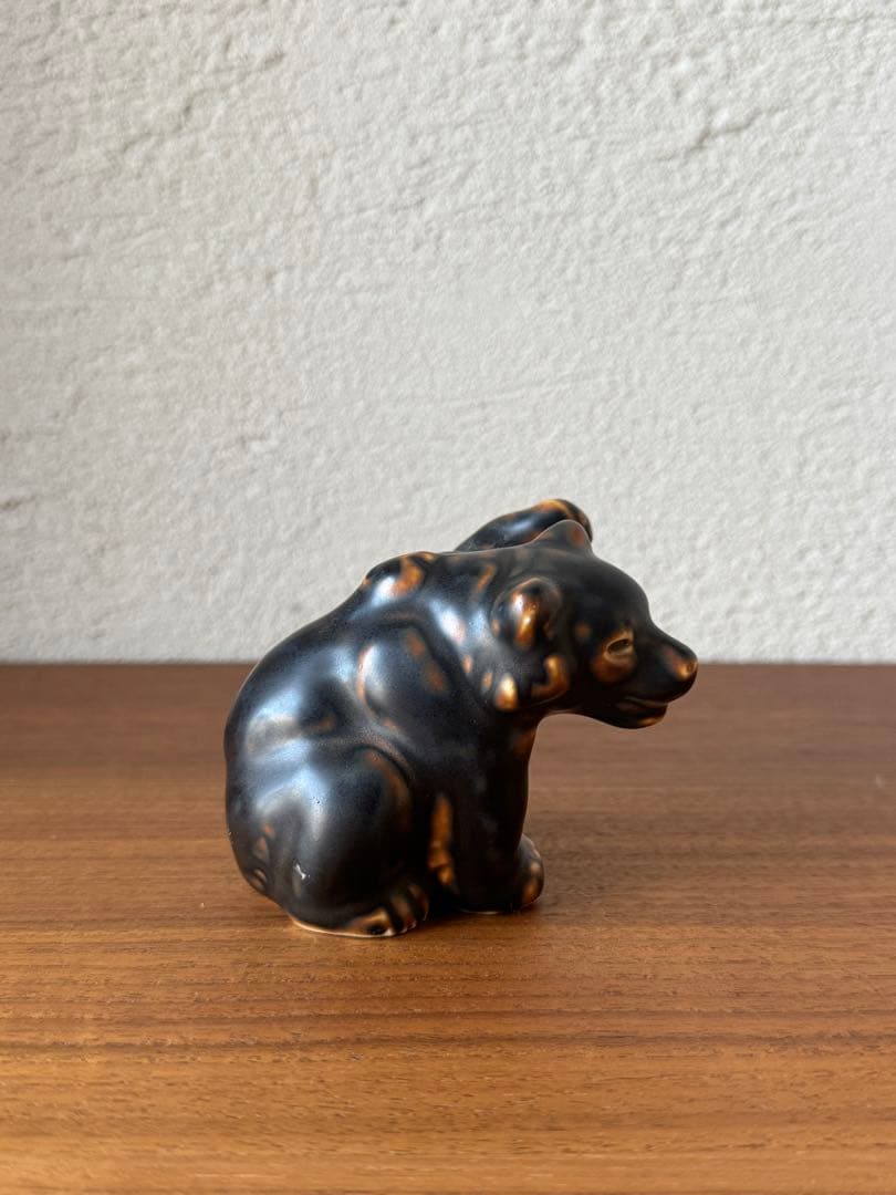 希少1940年代 ロイヤルコペンハーゲン 腕を上げたクマ クヌード・キーン