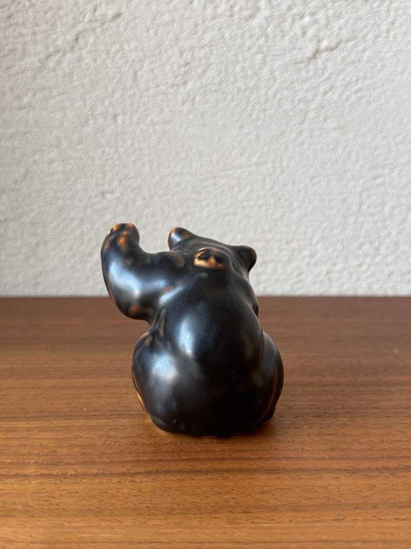 希少1940年代 ロイヤルコペンハーゲン 腕を上げたクマ クヌード・キーン