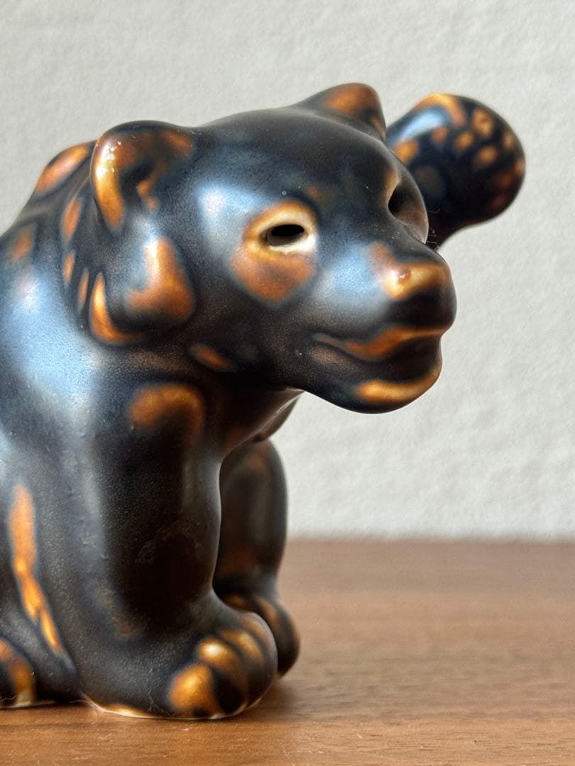 希少1940年代 ロイヤルコペンハーゲン 腕を上げたクマ クヌード・キーン