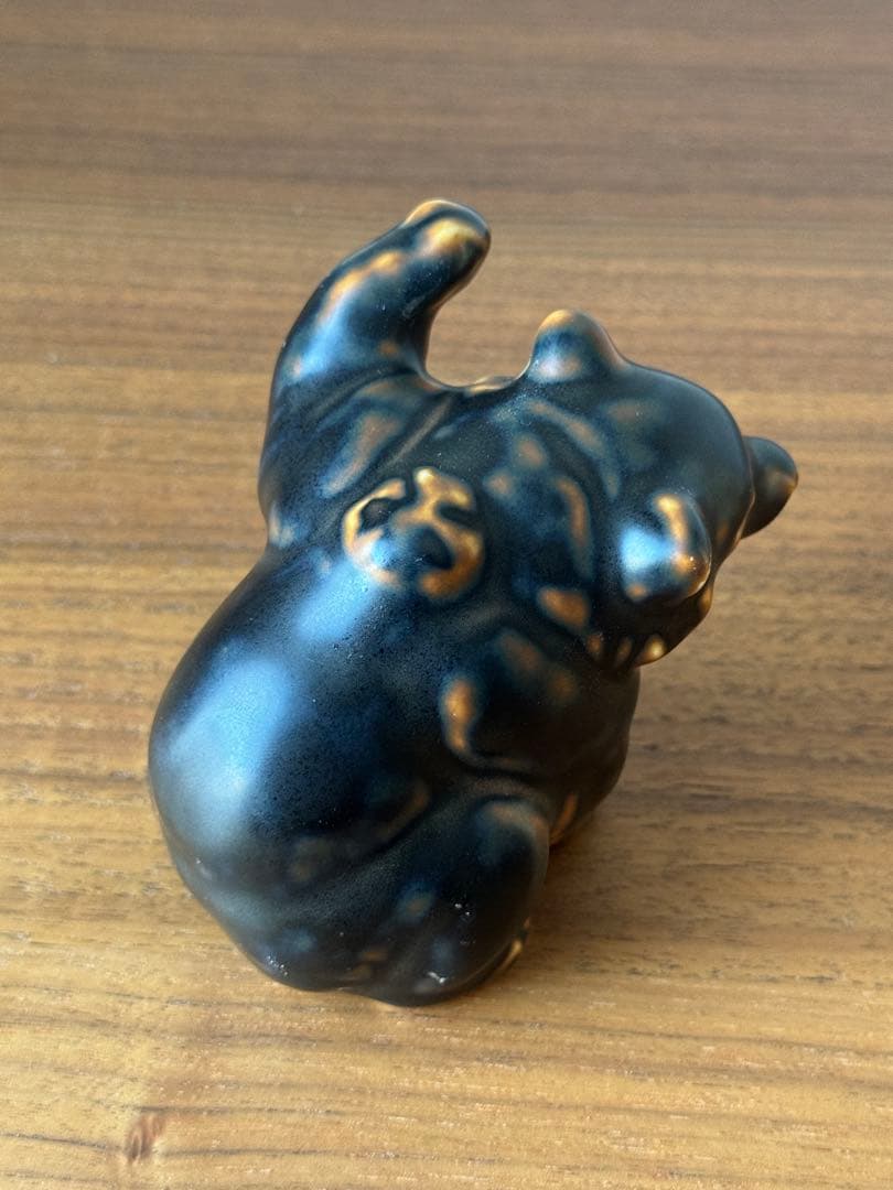 希少1940年代 ロイヤルコペンハーゲン 腕を上げたクマ クヌード・キーン