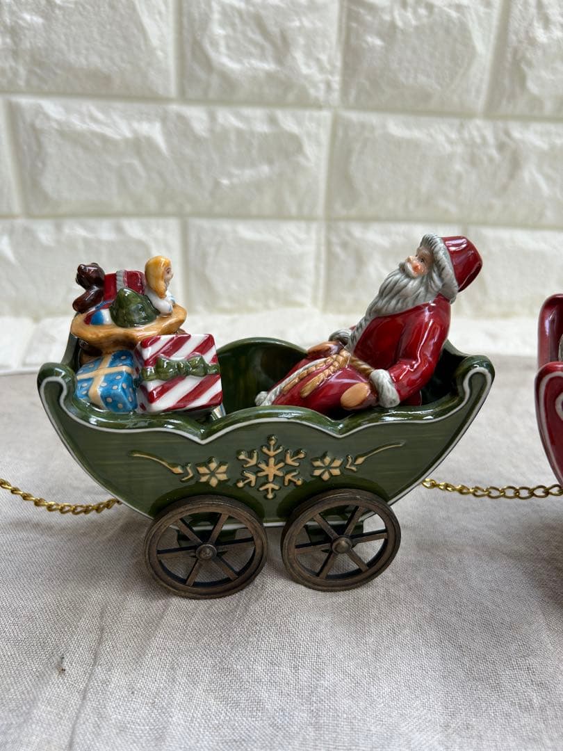 ビレロイ&ボッホ　クリスマス　サンタクロース　オーナメント　置物