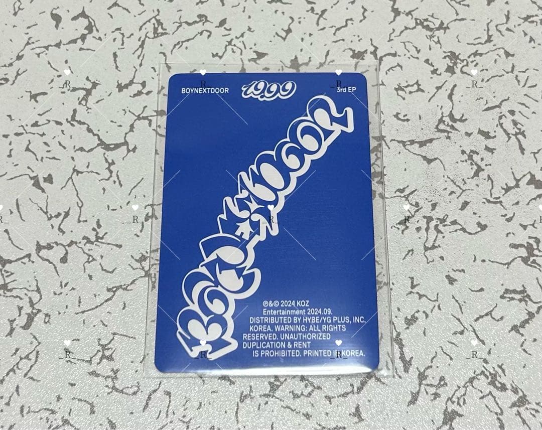 boynextdoor テサン トレカ 19.99 walmart ラキドロ