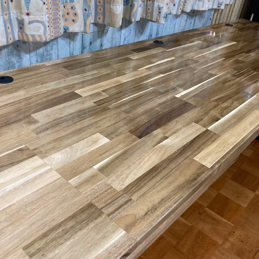 机 テーブル カウンター 幅200cm アカシア集成材