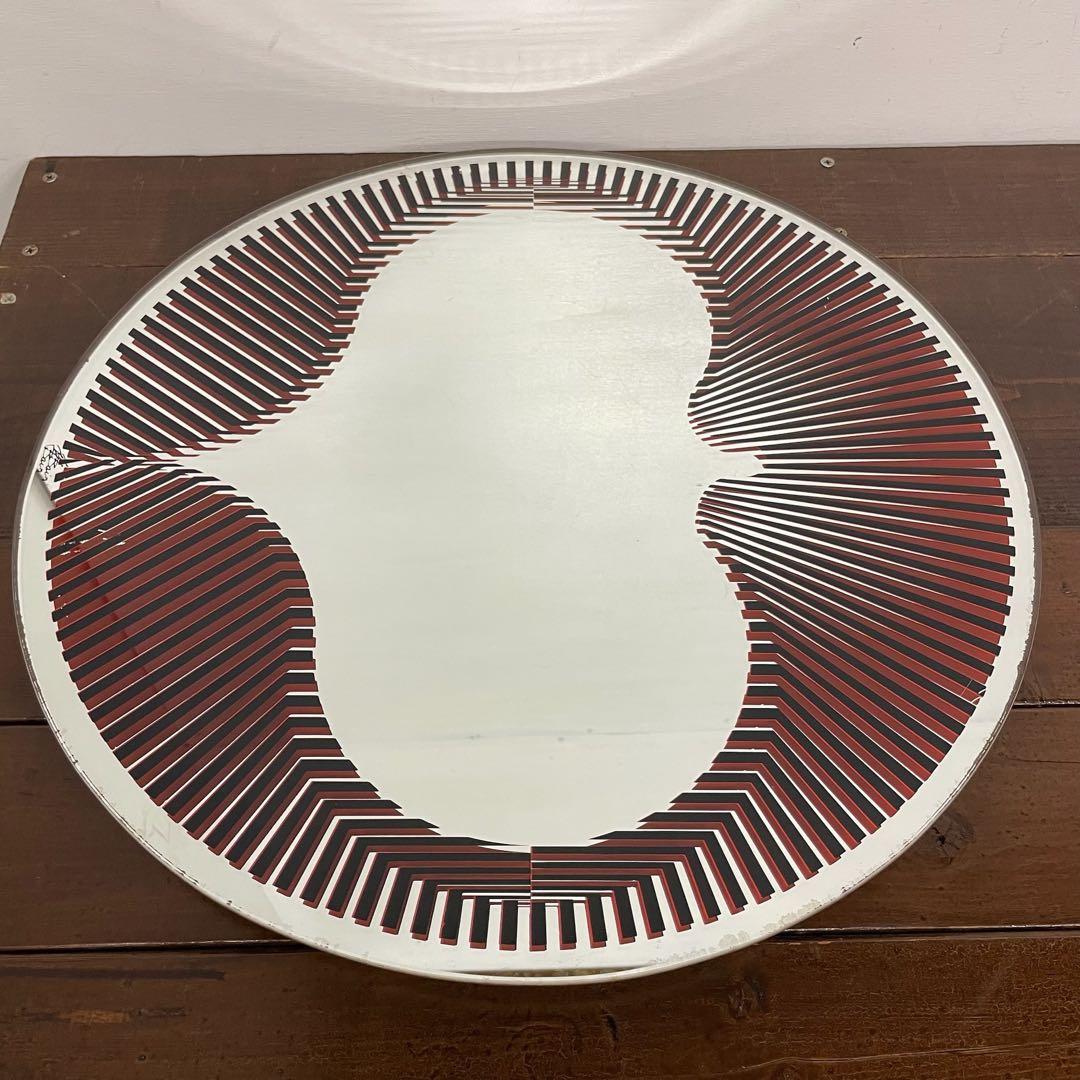[希少品] 馬場雄二 デザインミラー 昭和レトロ 70〜80年代