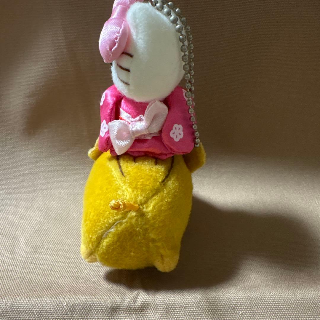 A*い様 ハローキティ イノシシ ぬいぐるみキーホルダー