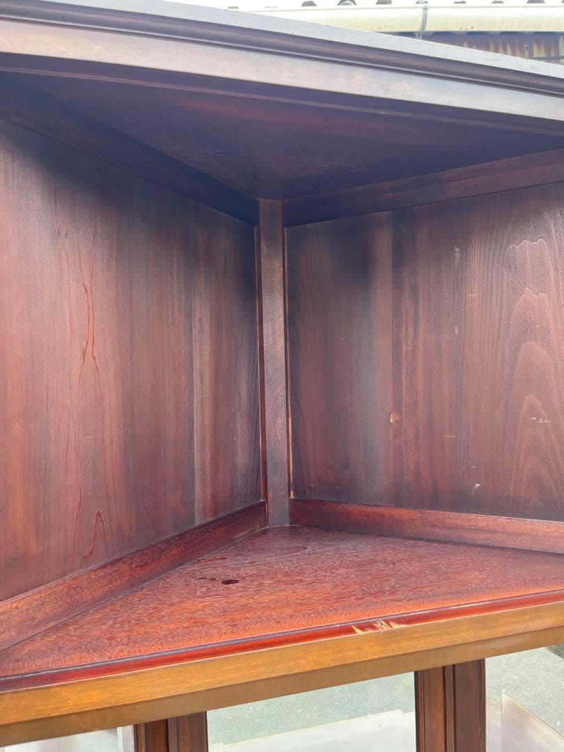 コーナーラック キャビネット アンティーク インテリア ビンテージ 昭和レトロ