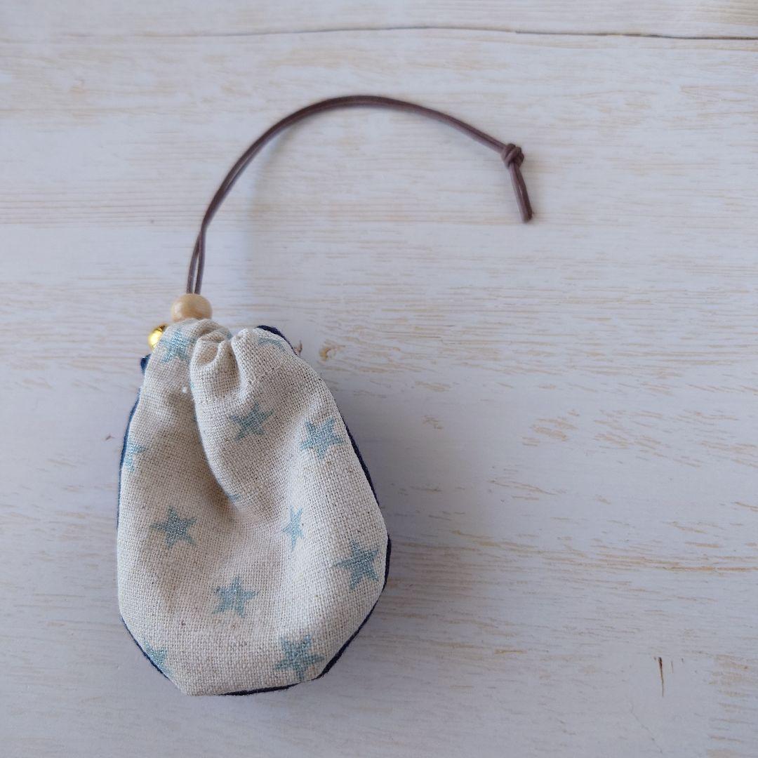 【感謝価格】ちっちゃなりんりんお守りサシェ /巾着サシェ【ハリネズミ君と星の灯】