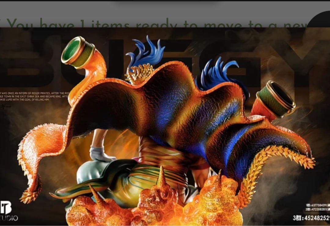 【ワンピース】バギー ガレージキットフィギュア ONE PIECE