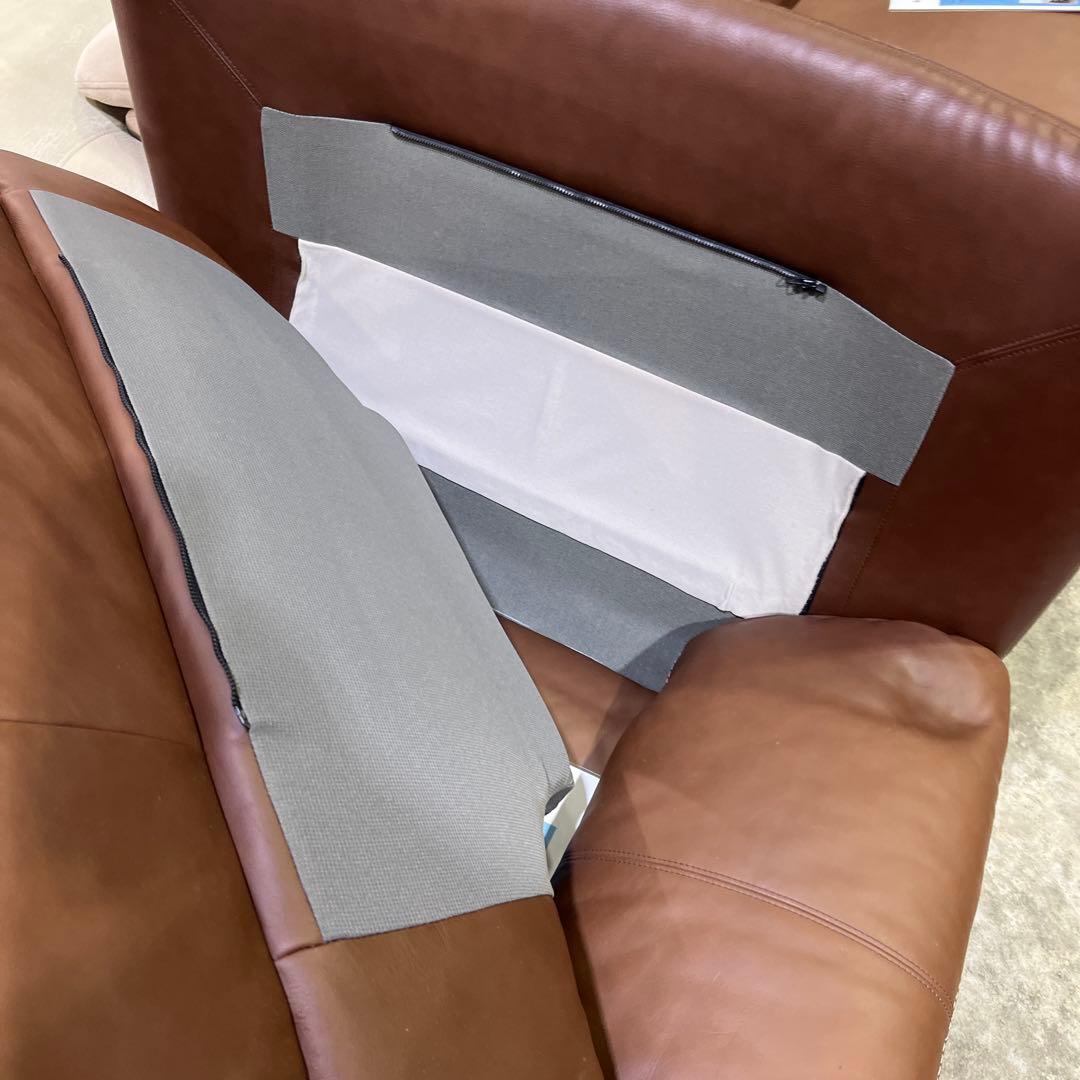 【karimoku】◆1Pソファ◇ブラウン◆程度良好◇