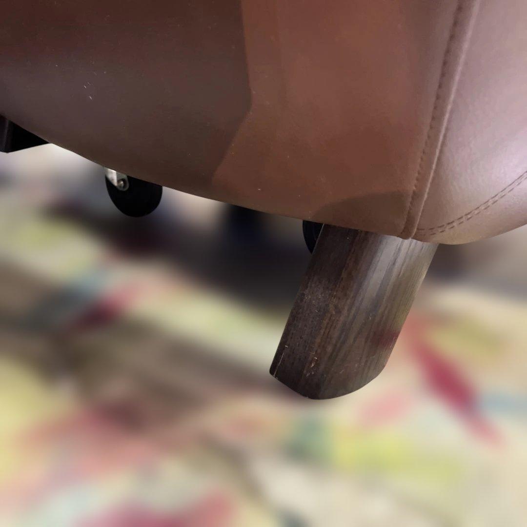 【karimoku】◆1Pソファ◇ブラウン◆程度良好◇