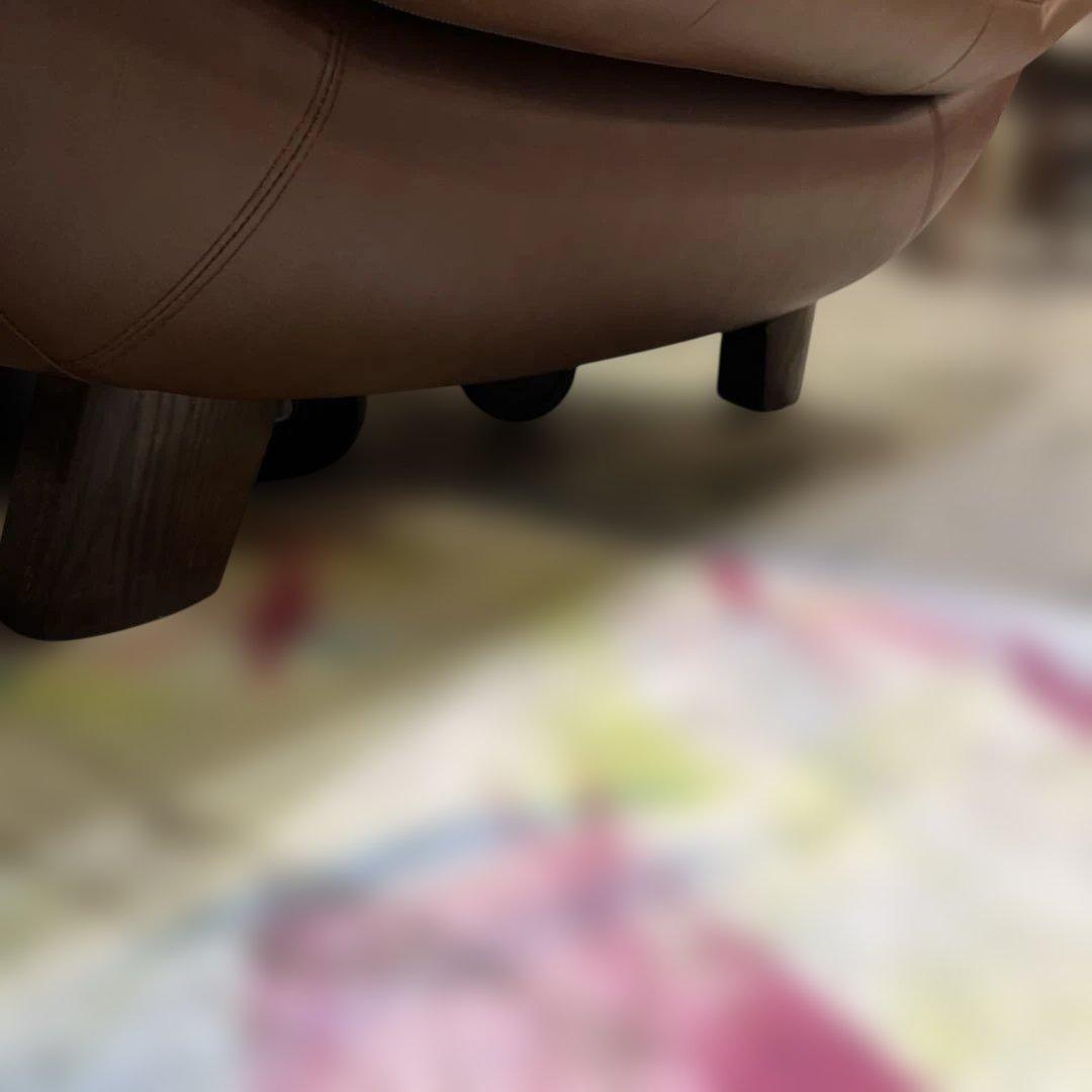 【karimoku】◆1Pソファ◇ブラウン◆程度良好◇