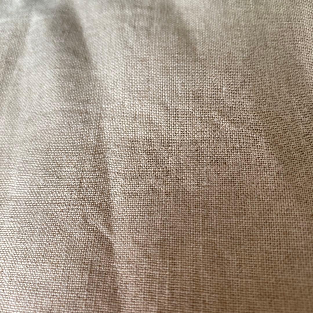 無印良品　新品 100%リネン生地　フラットシーツ