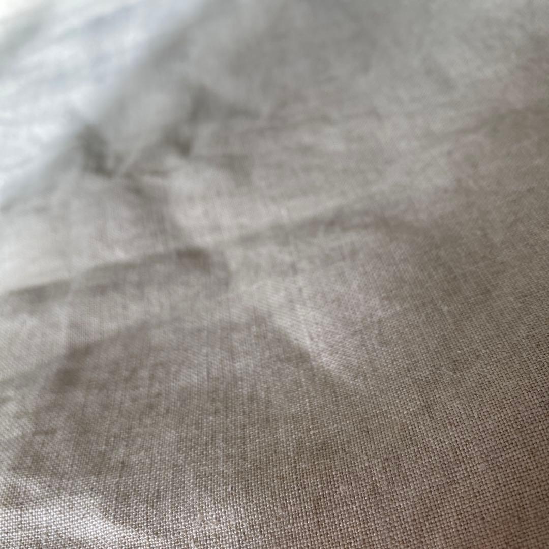 無印良品　新品 100%リネン生地　フラットシーツ