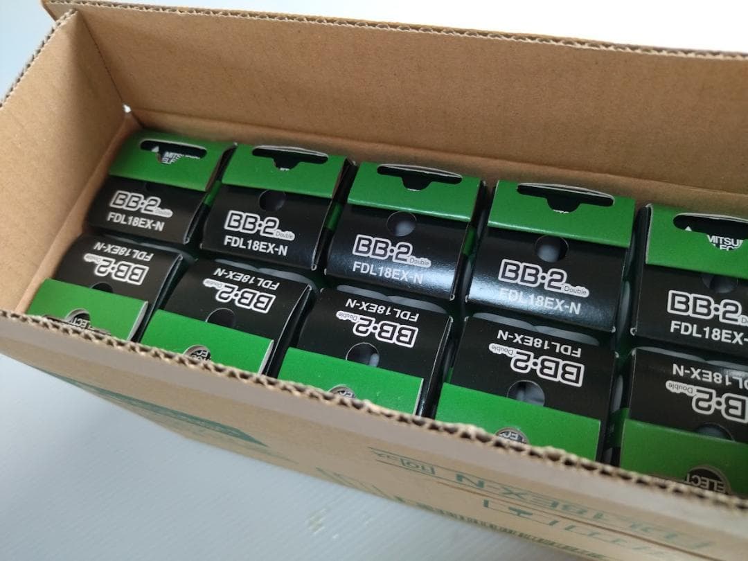 未使用 三菱 FDL18EX-N コンパクト形蛍光ランプ 10個セット