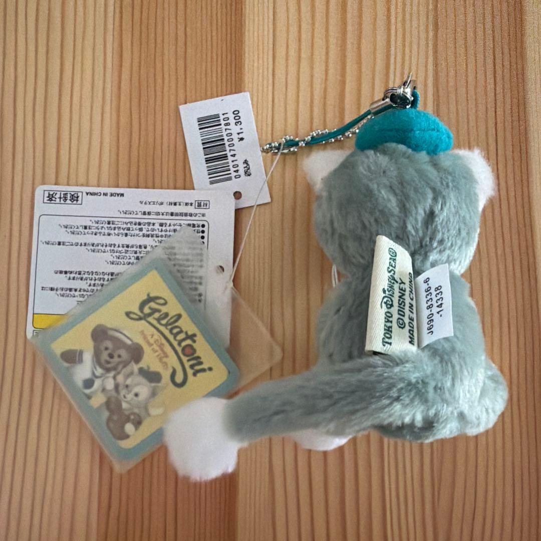 タグ付き】ダッフィー＆ジェラトーニ ぬいぐるみバッジ まとめ売り