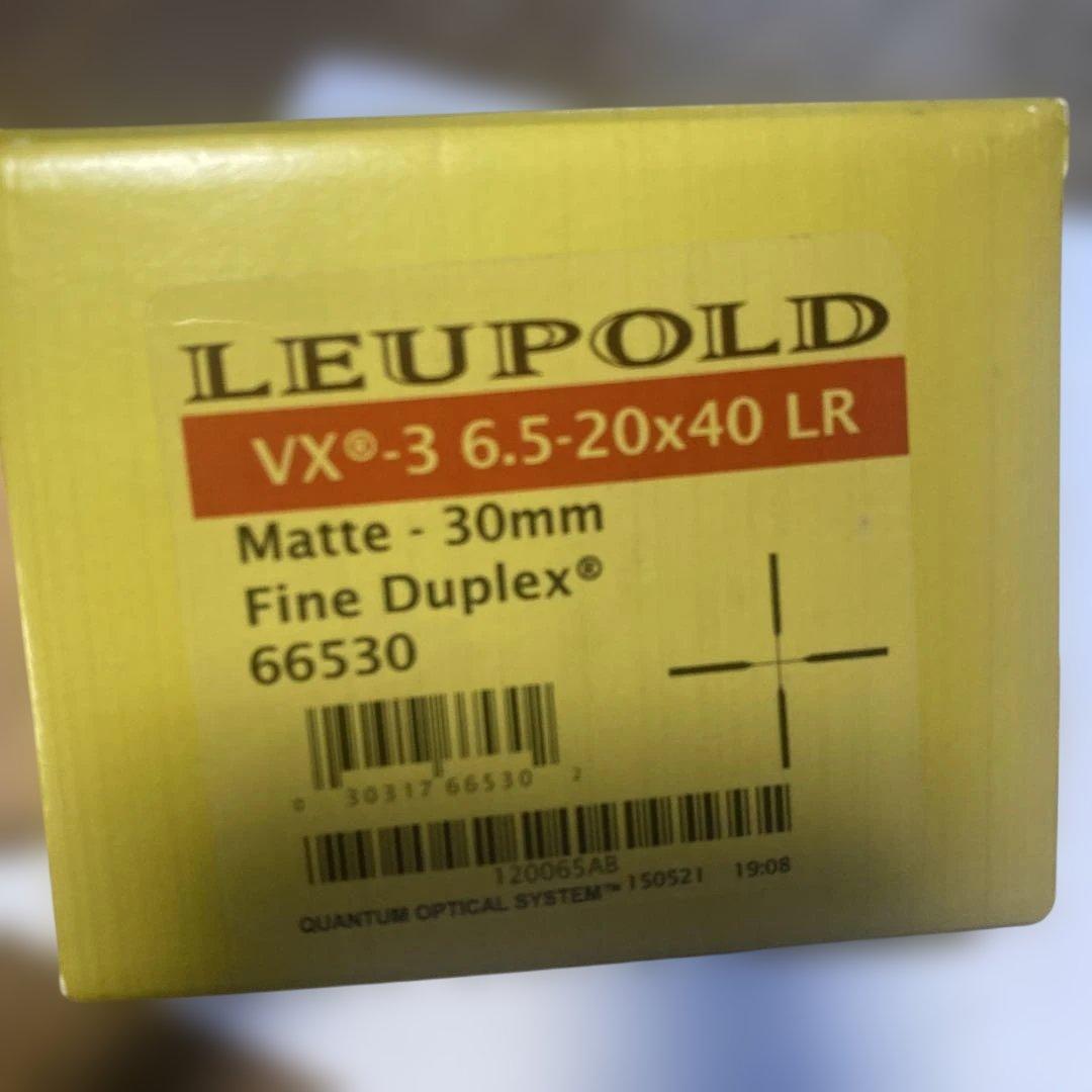 LEUPOLD リューポルド ライフルスコープ VX3 6.5-20x40LR - メルカリ