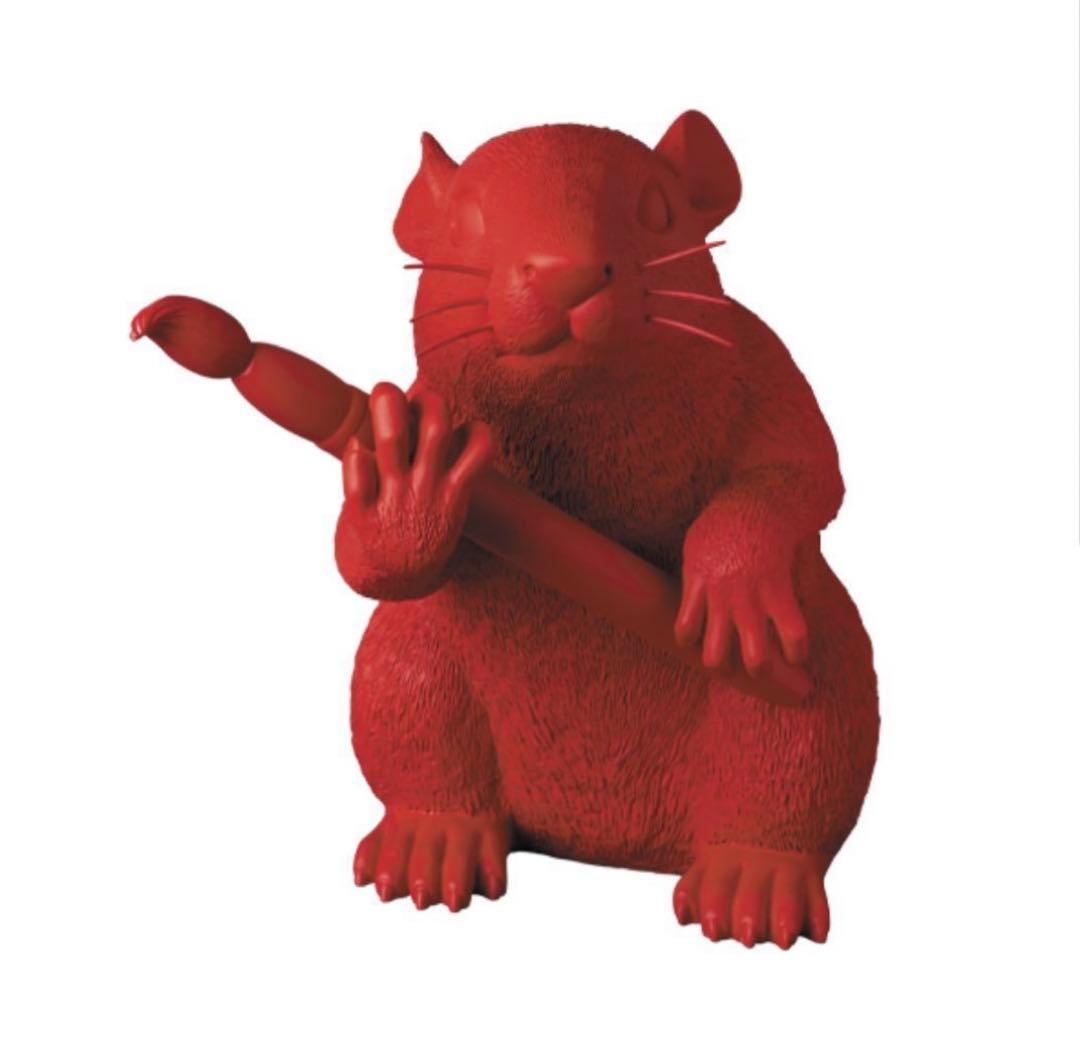 medicom toy banksy love rat sync. red 新品