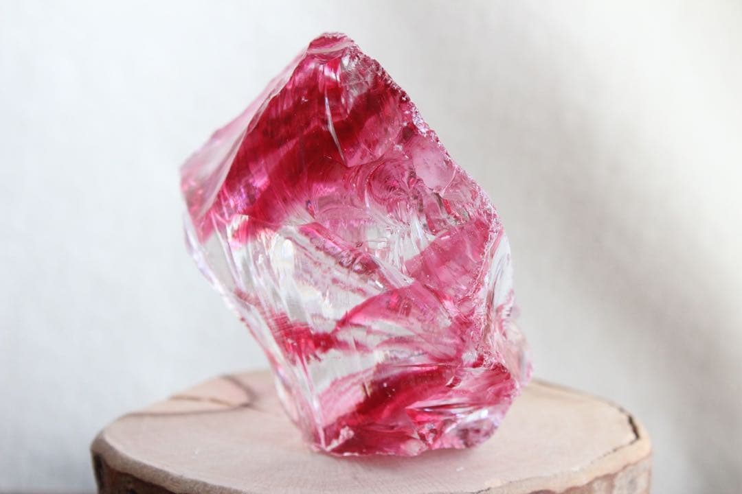 インドネシア産アンダラクリスタル　マルチカラー（ピンク・クリア）