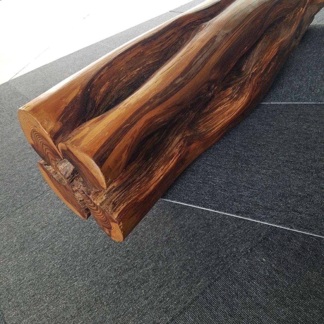 オブジェ置物《杉の珍木》☆稀少限定《四つ葉のクローバー》幸運&希望頼める便発送