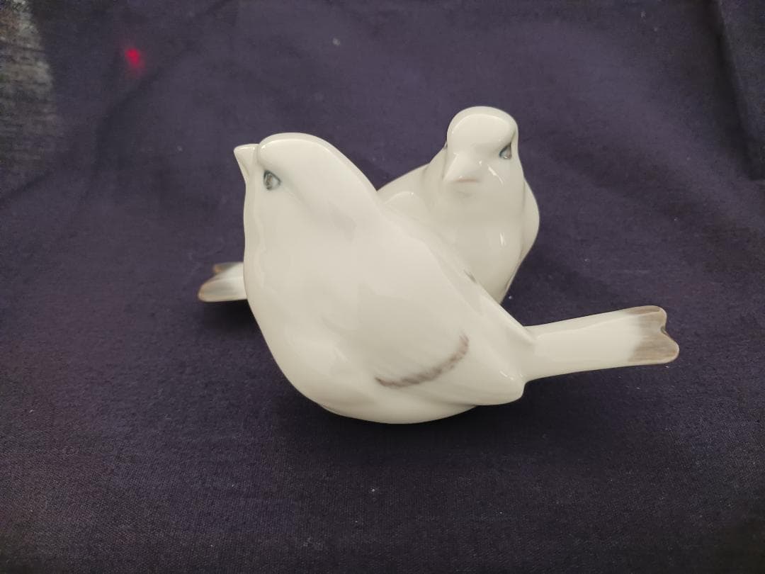 〔値下げ‼〕ロイヤルコペンハーゲン　フィギュリン　二羽の小鳥　美品
