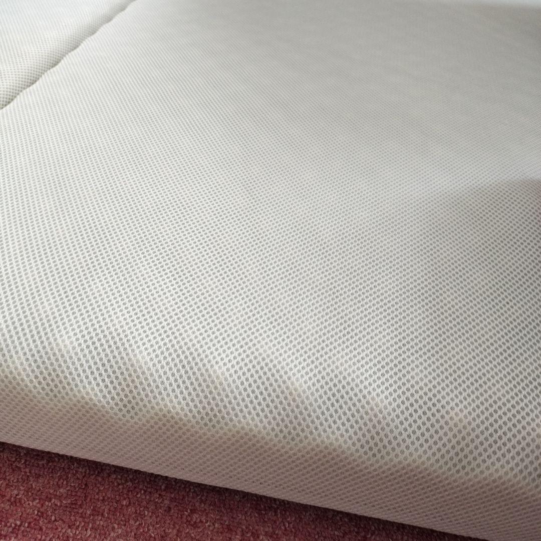 ホワイト メッシュ ノンスプリングマットレス セミシングル