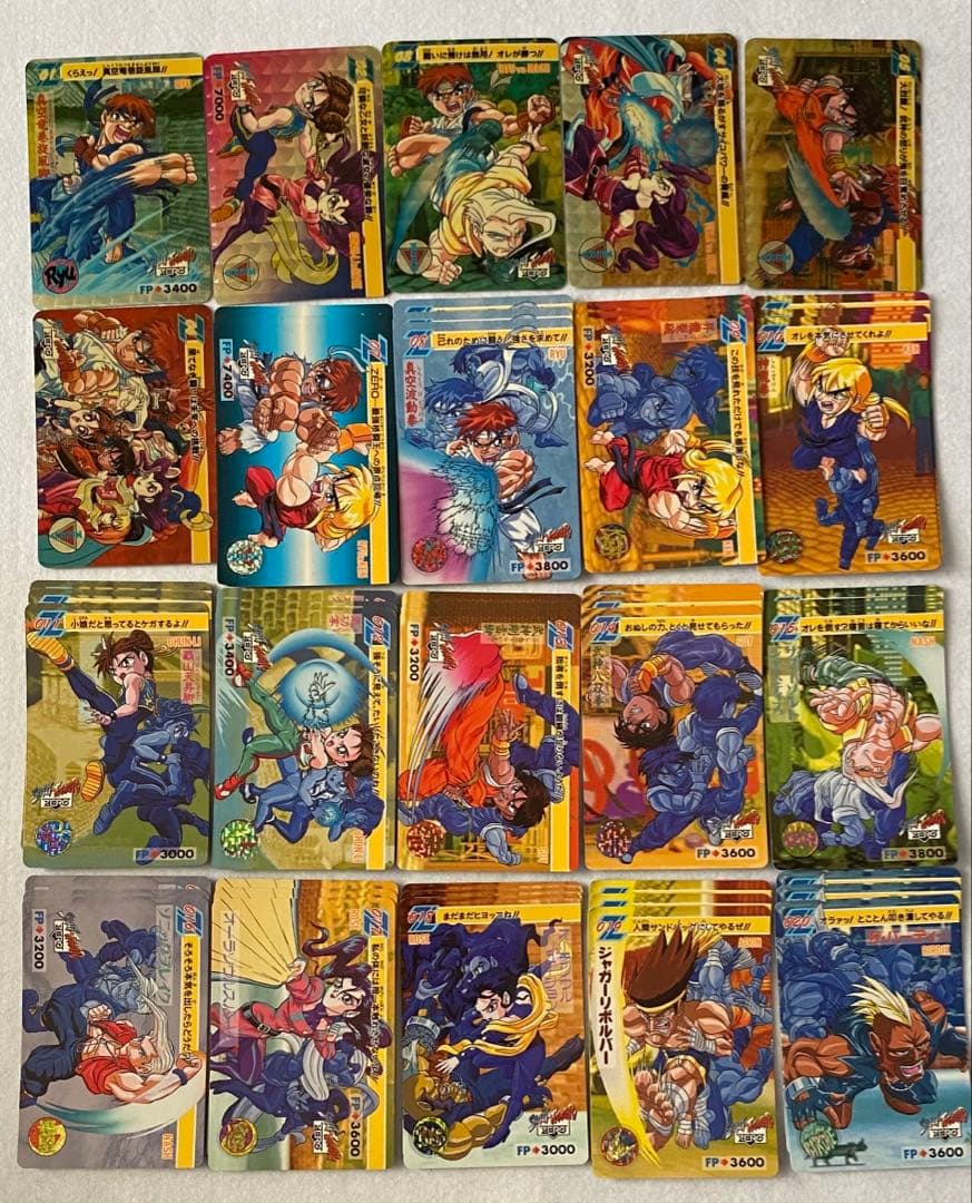 ストリートファイターZEROほぼコンプリートセット　カードダス　CAPCOM