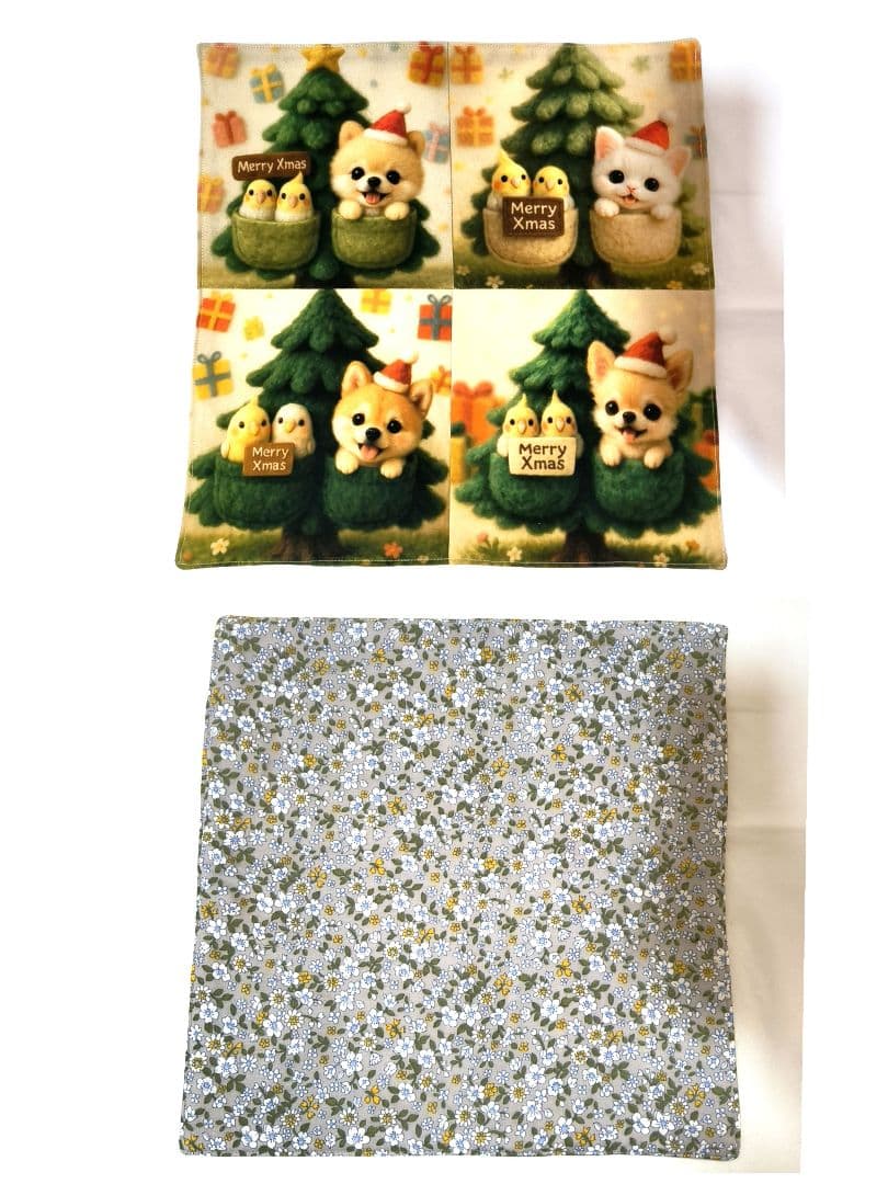 Yourelia様】ハンドメイドオーダー★犬猫★ポーチ&巾着&ハンカチ10点