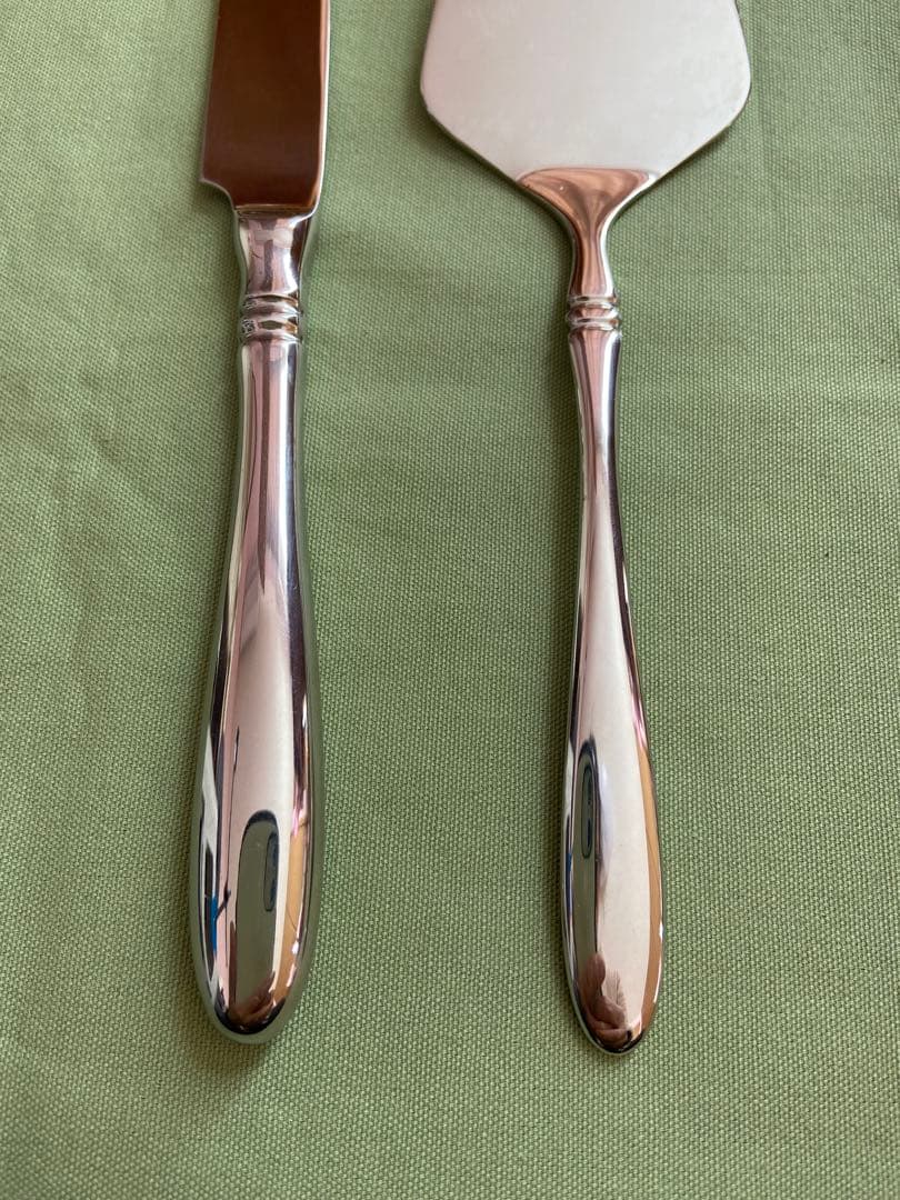 アズマインペリアル 18-18 ケーキナイフ、ケーキサーバー　計2本