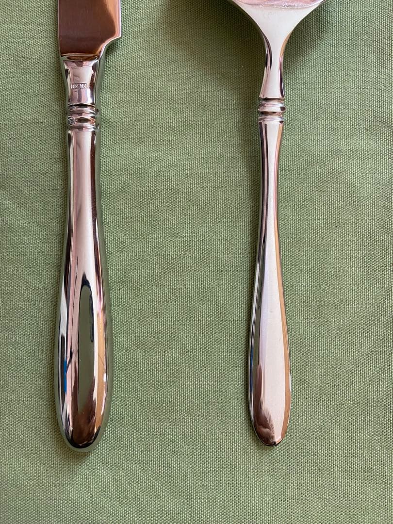 アズマインペリアル 18-18 ケーキナイフ、ケーキサーバー　計2本