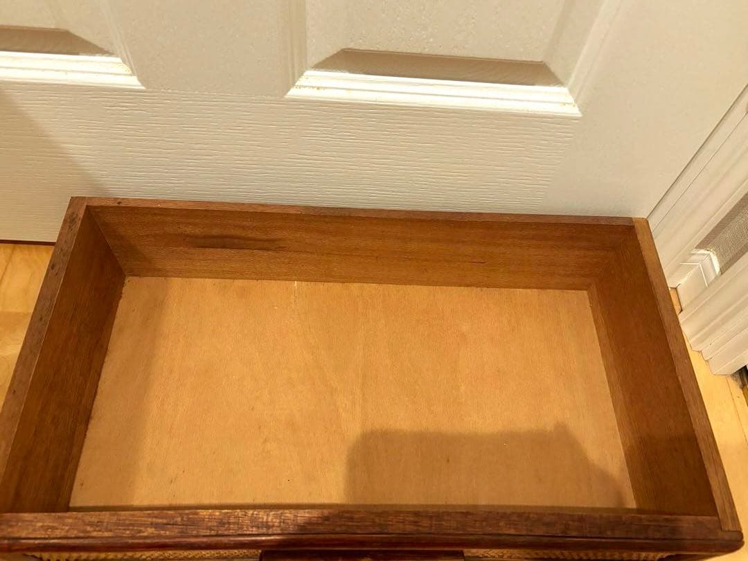 籐　ラタン　収納　引き出し　収納家具　5段　アンティーク　レトロ