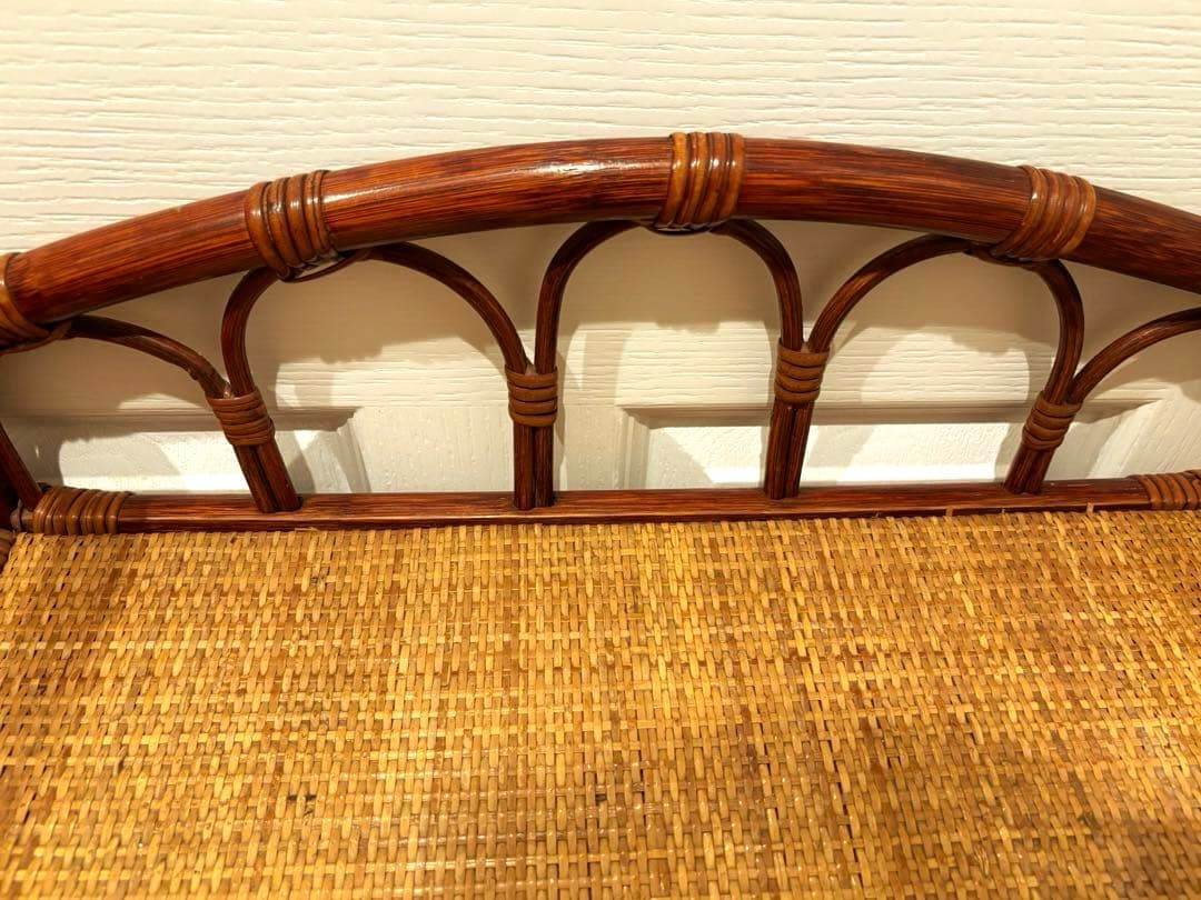 籐　ラタン　収納　引き出し　収納家具　5段　アンティーク　レトロ