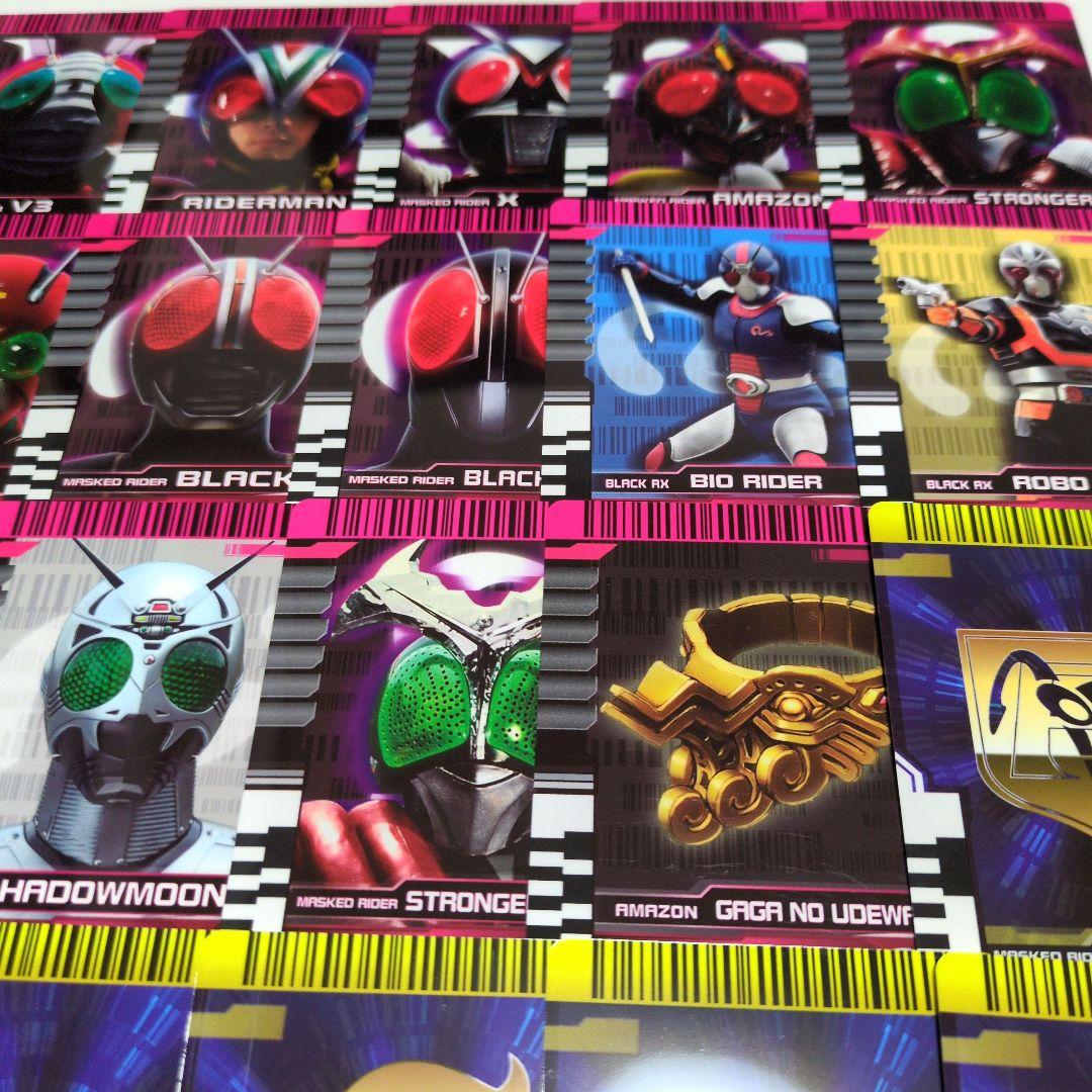 仮面ライダーディケイド ライダーカード csm 昭和ライダーコンプリート
