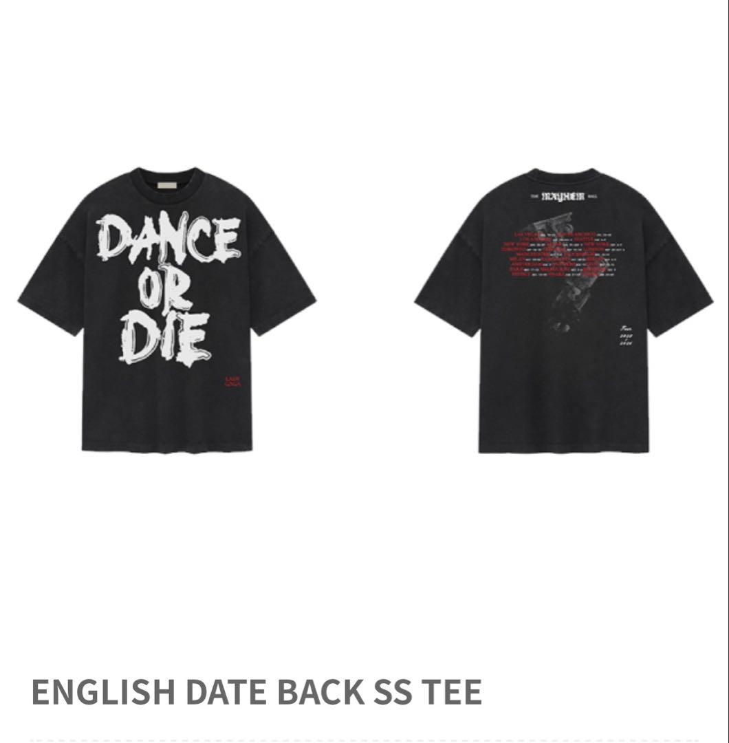 会場限定 LadyGaga 2026 MAYHEM Ball 公式Tシャツ L - メルカリ