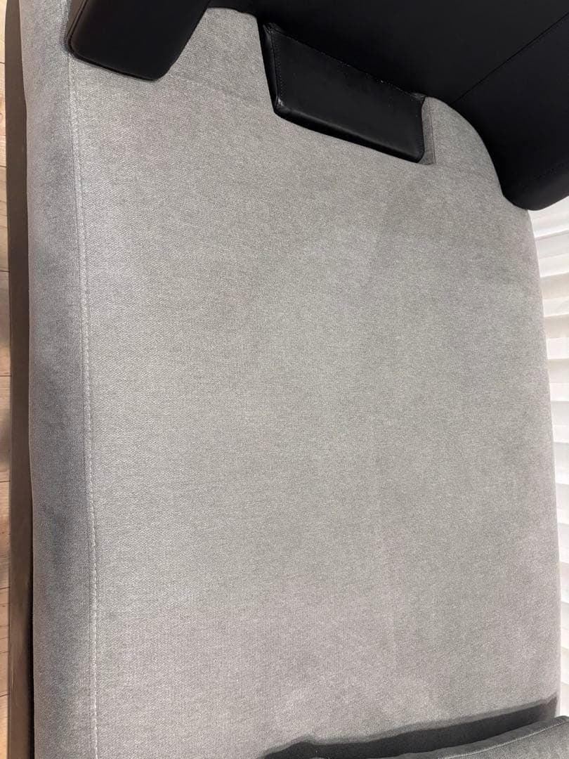 ニトリ　布張りカウチソファ　グレー　1人掛け