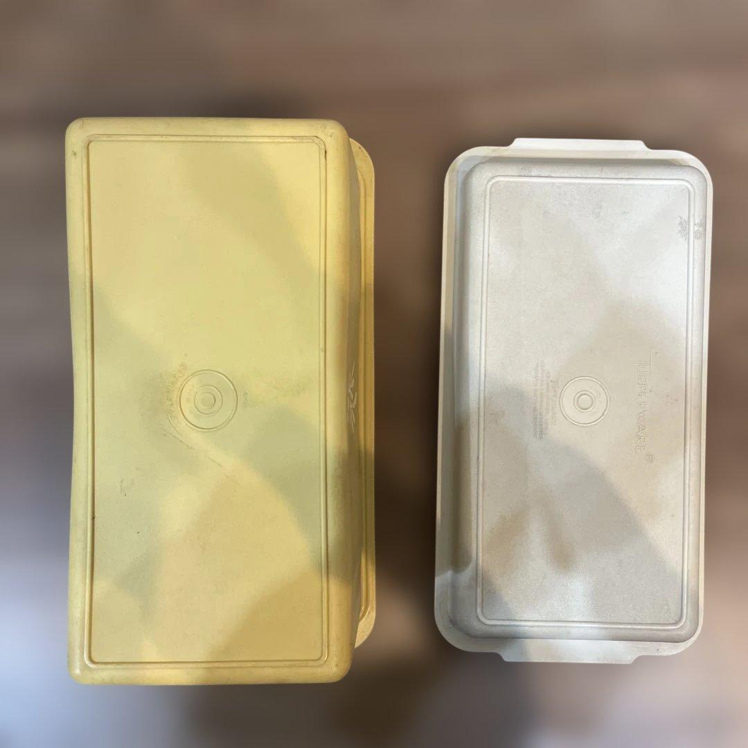 ★激レア★OLD タッパーウェア★食品保存容器★ブレット & スクエアケース★