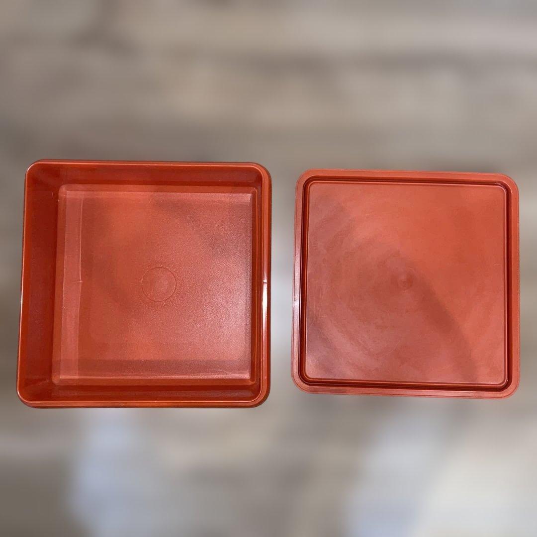 ★激レア★OLD タッパーウェア★食品保存容器★ブレット & スクエアケース★