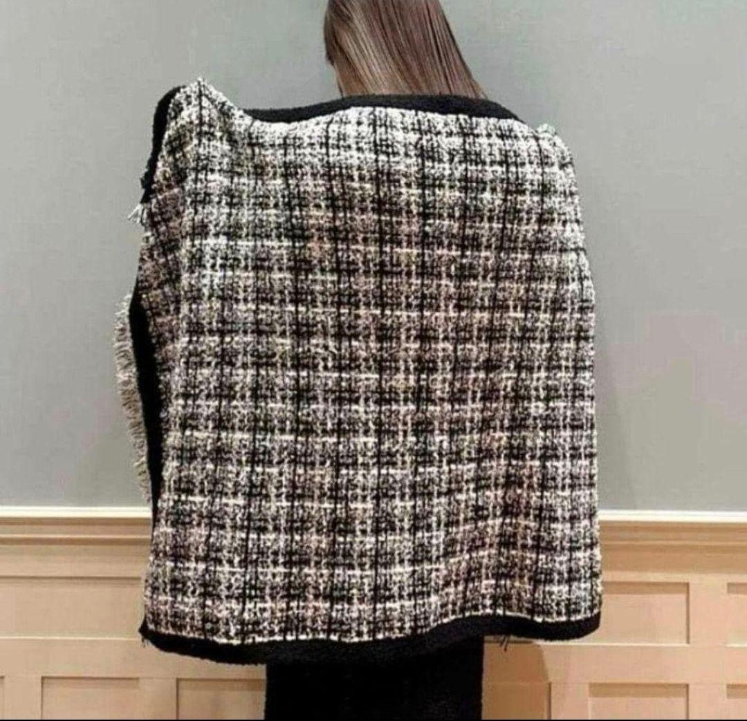 ジェラートピケ【JOEL ROBUCHON】ツイードモコブランケット