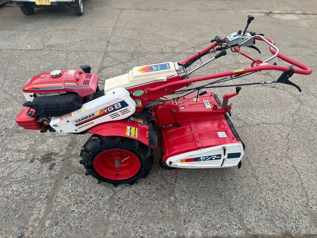 「新潟県長岡発」ヤンマー 耕運機 YG8 8馬力　ガソリン 管理機 動作確認済み