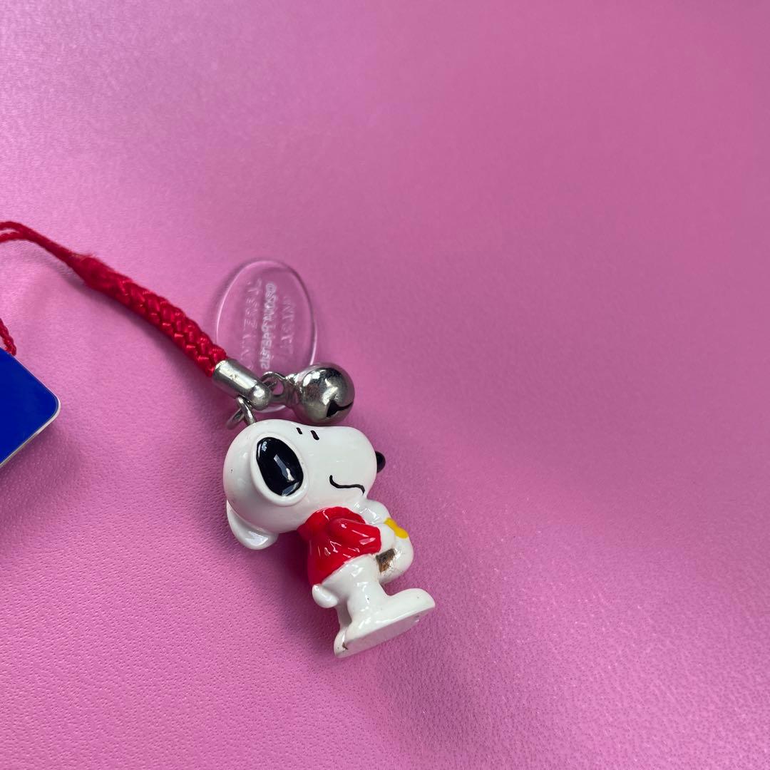 希少　スヌーピー 雪だるま　ユニバ　ストラップ　平成　レトロ