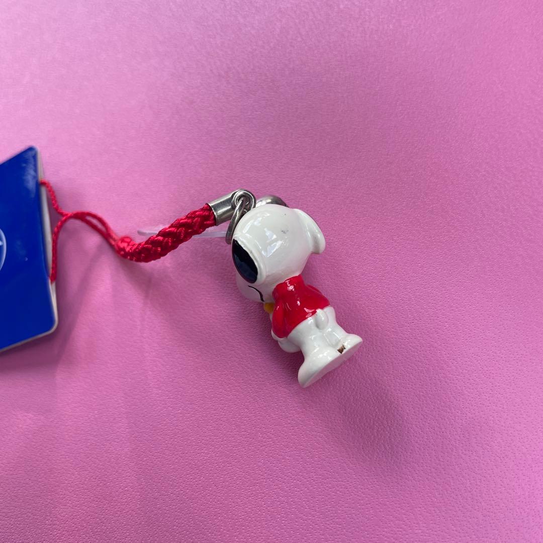 希少　スヌーピー 雪だるま　ユニバ　ストラップ　平成　レトロ