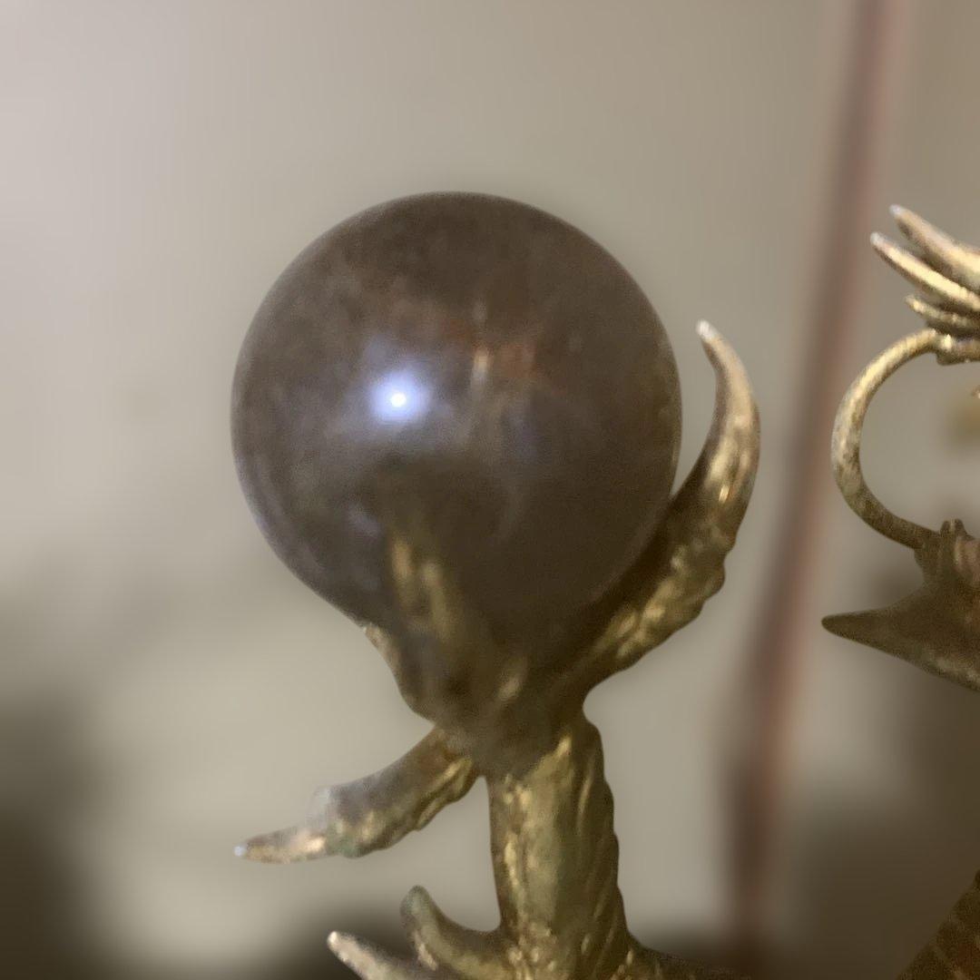 龍 置物 風水　金色　 ルチル球 水杯　 開運 金運 厄祓い 　インテリア