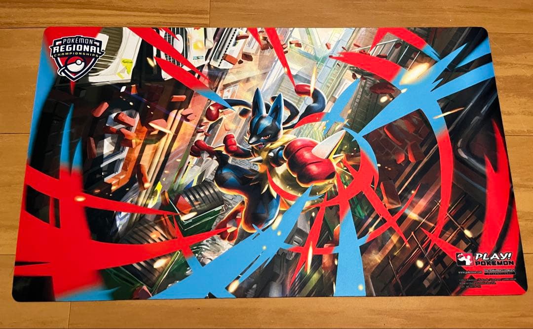 海外限定 メガルカリオ プレイマット Regional 公式品