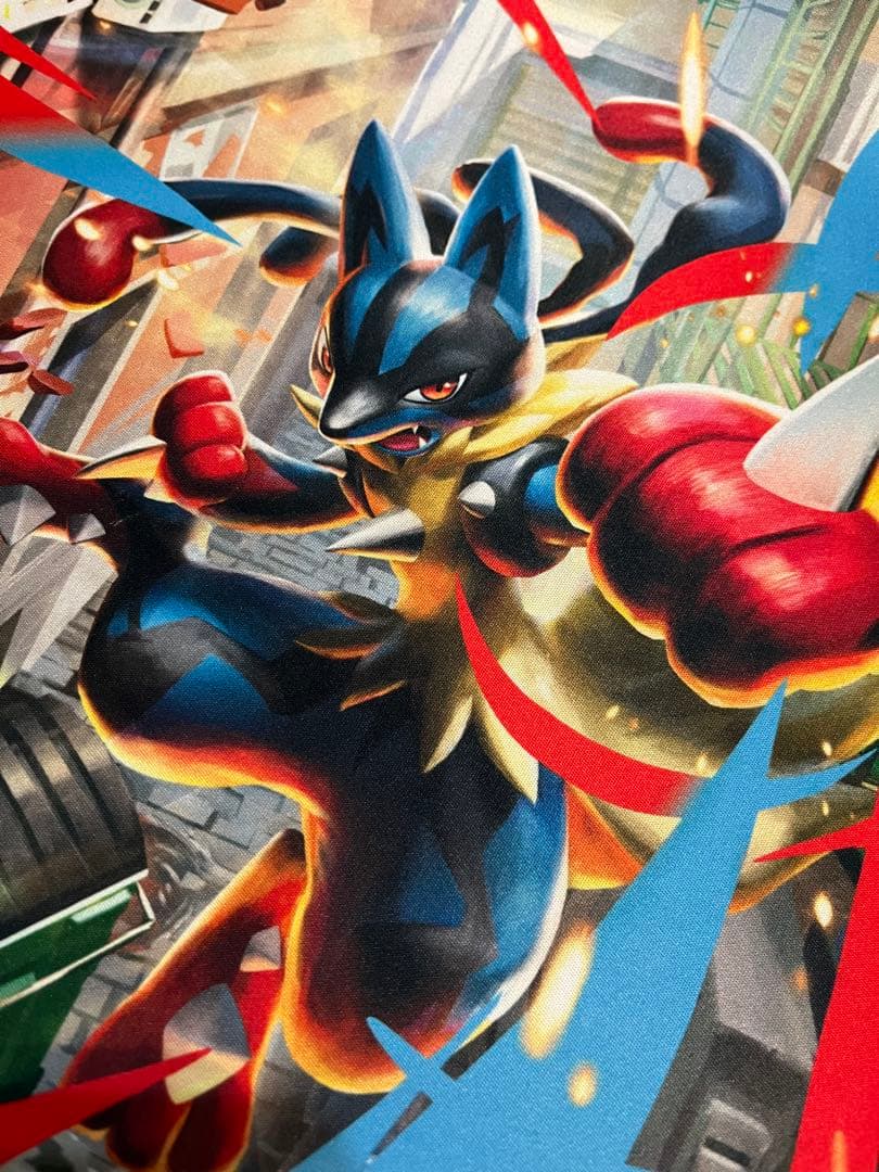 海外限定 メガルカリオ プレイマット Regional 公式品