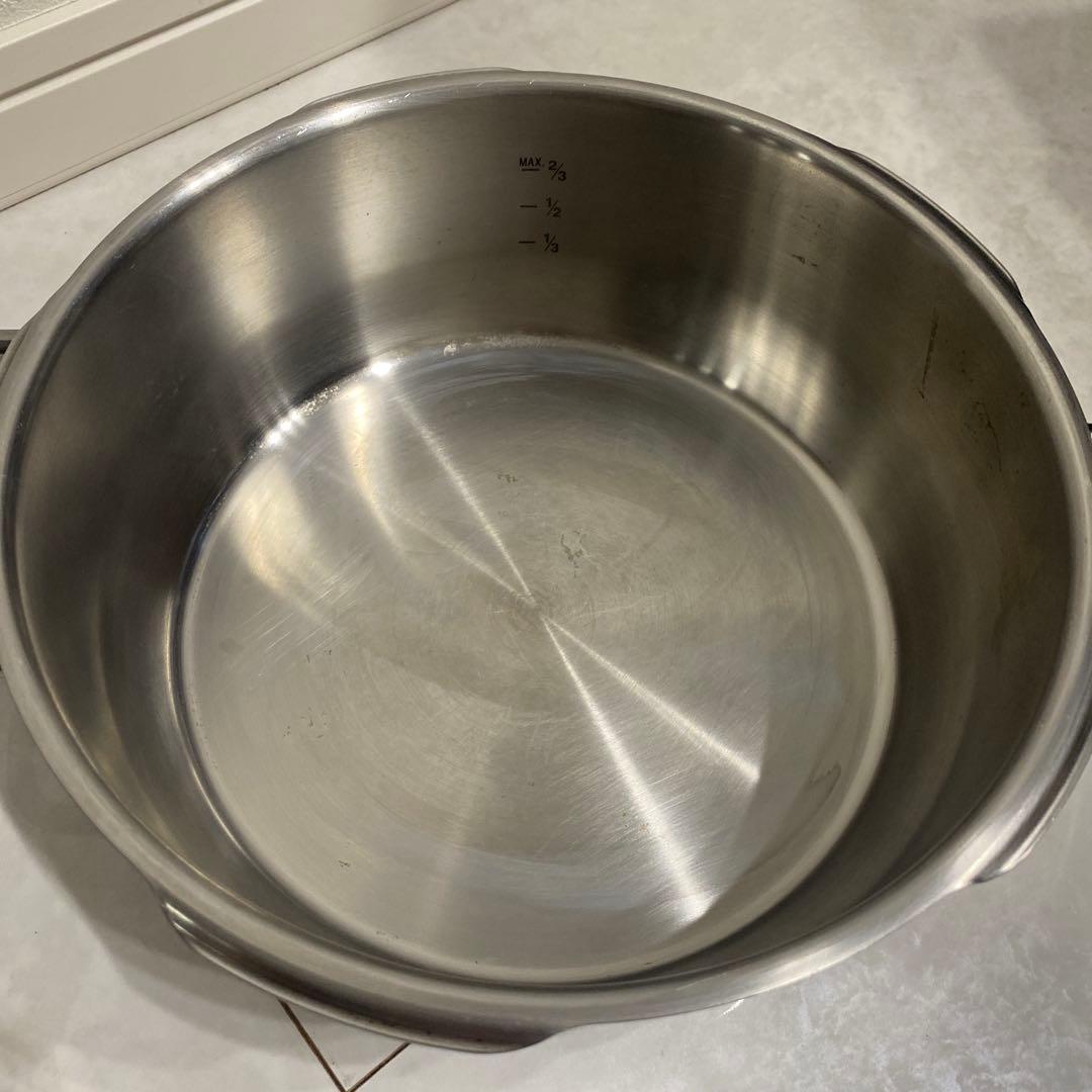 Tupperware 圧力鍋 3.0Ｌ　ステンレス