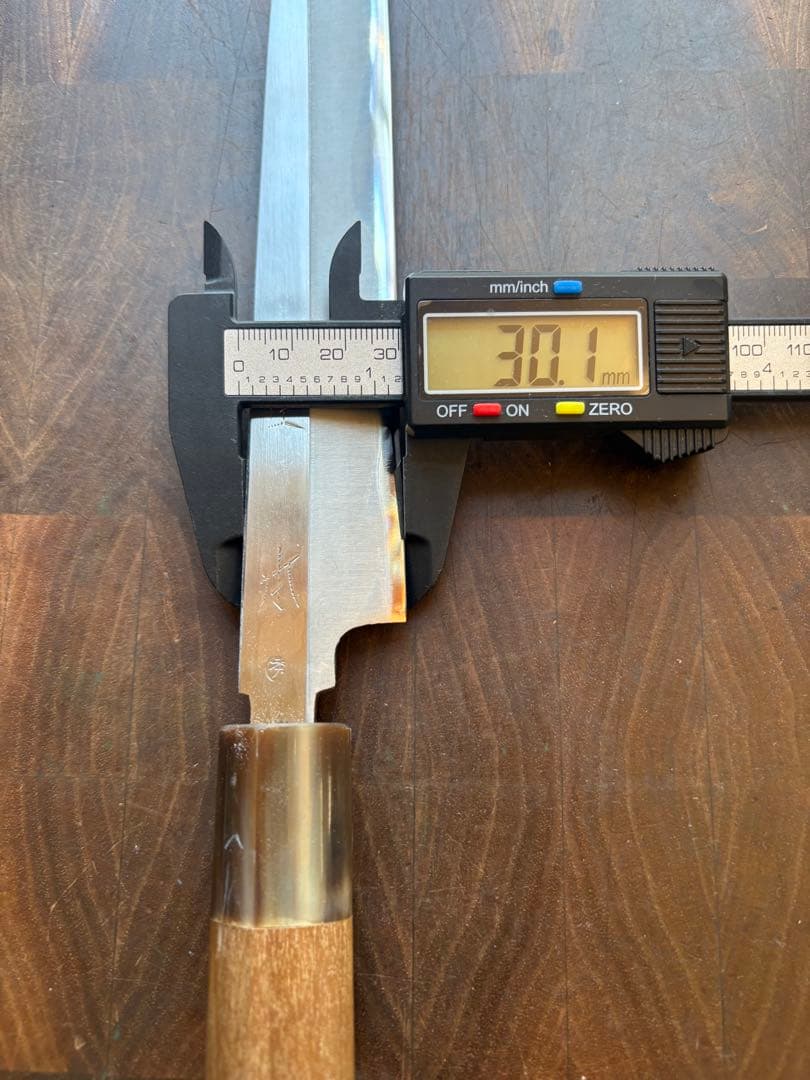 正本　築地　霞　柳刃　330mm 尺一　包丁　白鋼　和包丁　研ぎ済　刺身