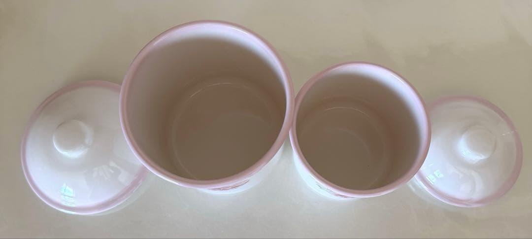 イマンイリス琺瑯キャニスターＭ１個キャニスターＬ１個