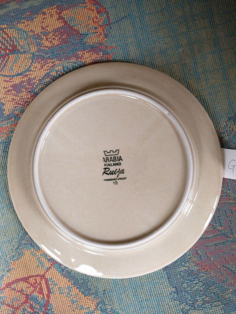 ARABIA/アラビア Ruija/ルイヤ 20cmプレートG