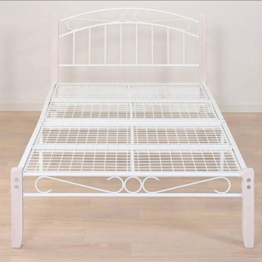 ニトリ スチールベッドフレーム シングル 【※2月半ば分解予定】