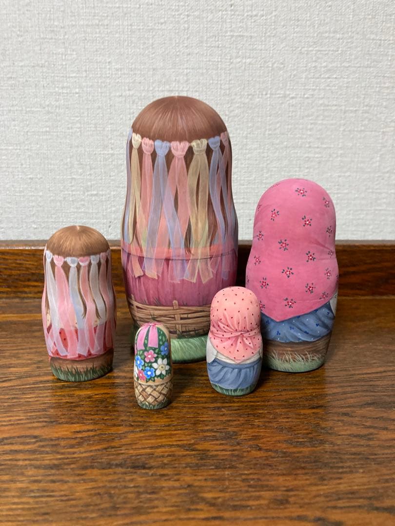 雑貨☆イースター『Easterヒヨコ』マトリョーシカ(5P)エレナ作